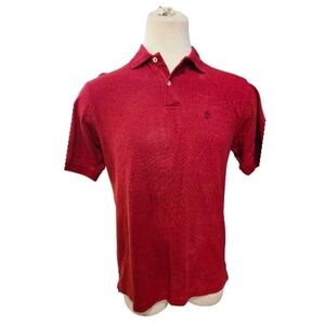 Izod Men's Polo Shirt in Rich Red